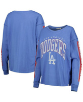 Женская футболка Royal Los Angeles Dodgers с длинным рукавом '47 Brand