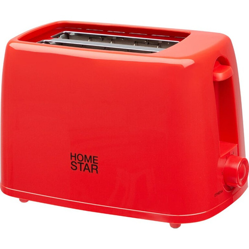 Тостер Homestar HS-1015 красный, 650 Вт