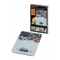 Весы электронные кухонные "Ягоды", стекло, деление 1 г, макс. 5 кг, TDM TDM ELECTRIC