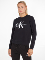 Хлопковая толстовка с логотипом Calvin Klein, цвет Ck Black