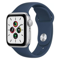 Смарт-часы Apple Watch SE 2023 44mm Silver/Blue Sport Band
