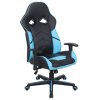 Игровое кресло Brabix Storm GM-006, черное/голубое (532501)