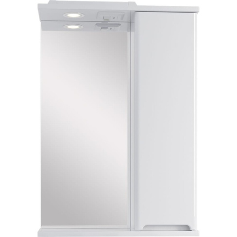 Подвесной зеркальный шкаф для ванной комнаты Sanstar Sanstar адель 50 белый