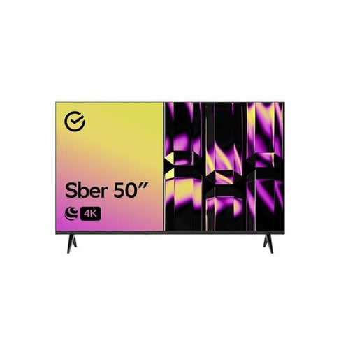 Телевизор 50" SBER 4K Ultra HD, черный (SDX-50U4126)