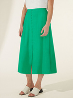 Ro&Zo Зеленая жаккардовая юбка на пуговицах, зеленый