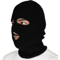 Трикотажная шлем-маска SAMGRUPP черная, омон 16265