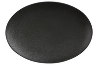 Тарелка овальная 30х22 см (чёрная) Maxwell & Williams Икра (56542al)