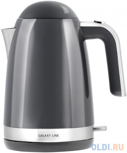 Чайник электрический Galaxy Line GL 0332 1.7л. 2200Вт графит (корпус: нержавеющая сталь/пластик)
