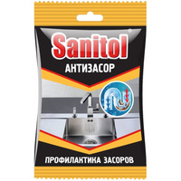 Антизасор Sanitol для чистки труб, 90 г ЧС-152