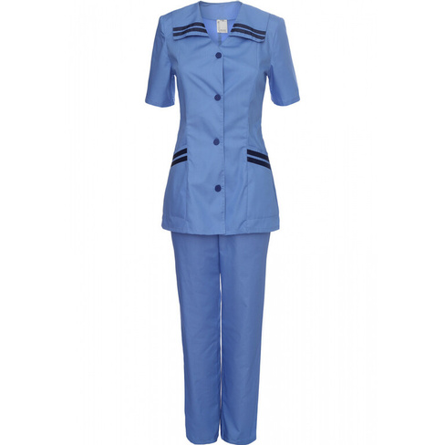 Женский медицинский костюм Спецрегион модель 28 - T 11-12-7/Синий, 42_158-164