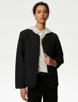Стеганая куртка Thermowarmth из переработанного сырья Marks & Spencer, черный