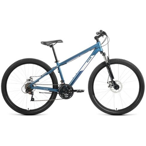 Велосипед ALTAIR AL 27,5 D (27,5" 21 ск. рост. 19") 2022, темно-синий/серебристый, RBK22AL27237 FORWARD