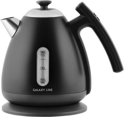 Чайник электрический Galaxy Line GL 0343 1.7л. 2200Вт черный (корпус: нержавеющая сталь) GALAXY