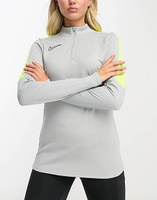Серебристая футболка с вольтовым принтом Nike Football Academy 23 Dri-Fit