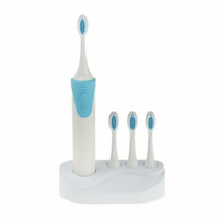 Электрическая зубная щётка Luazon LP-009, вибрационная, 8500 дв/мин, 4 насадки, 2хАА, синяя (комплект из 2 шт) Luazon Ho