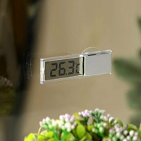 Термометр Luazon LTR-17, электронный, на присоске, прозрачный (комплект из 5 шт) Luazon Home