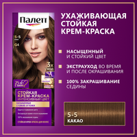 Палетт Стойкая крем-краска для волос Интенсивный цвет 5-5 (G4) Какао, 110 мл