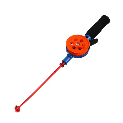 Удочка зимняя, ручка неопрен, длина 33 см, цвет оранжевый, hfb-34 No brand