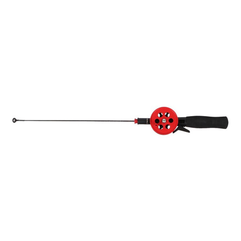 Удочка зимняя, ручка неопрен, длина 42 см, цвет красный, hbf-34(1) No brand
