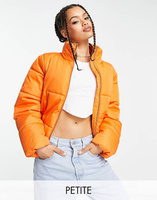 Оранжевая ватная куртка Vila Petite