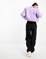 Фиолетовый укороченный пиджак на подкладке Dickies eisenhower