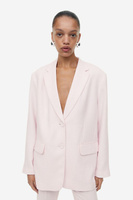 Пиджак H&M Oversized, светло-розовый
