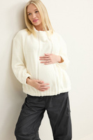 Куртка для беременных с мишкой со съемной вставкой Next, белый