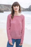 Розовый свитер с круглым вырезом из шерсти мериноса Celtic & Co. , розовый