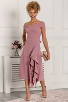 Платье Desiree с приталенным верхом и расклешенным низом Jolie Moi, лиловый