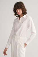 Оксфордская рубашка узкого кроя Gant стрейч GANT, белый