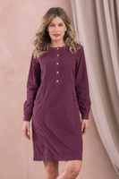 Вельветовое платье длиной до колена Celtic & Co., фиолетовый