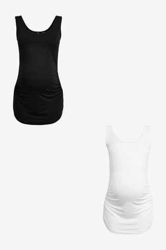Футболки для беременных и кормящих женщин с черной моделью - Two-pack Seraphine, черный