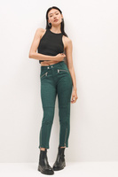 Байкерские джинсы скинни с высокой талией Own Next, зеленый