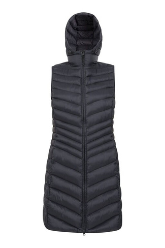 Женская длинная утепленная куртка без рукавов Florence Mountain Warehouse, черный