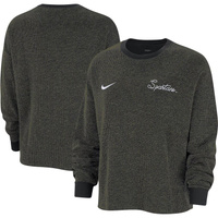 Женский черный пуловер с надписью Nike Michigan State Spartans Yoga Script Nike