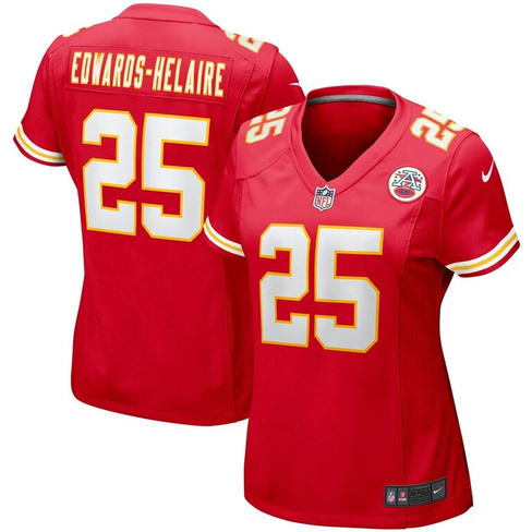 Женское джерси Nike Clyde Edwards-Helaire Red Kansas City Chiefs Player Game Team Nike