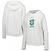Женский белый пуловер с капюшоном Nike Brazil National Team Varsity Raglan Tri-Blend Nike