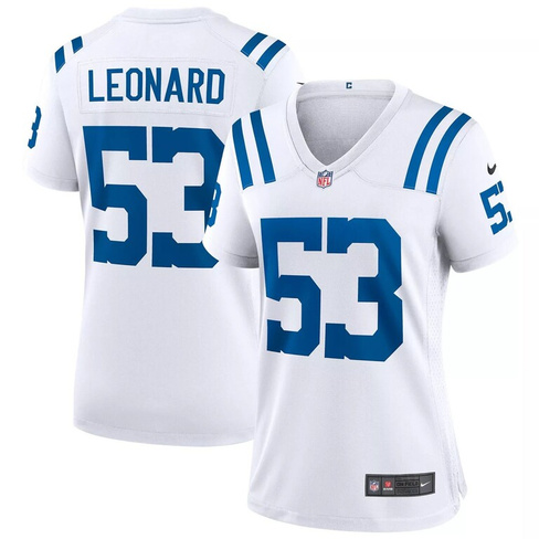 Женское джерси Nike Darius Leonard White Indianapolis Colts Game Player Nike