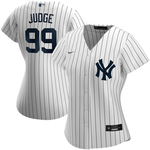 Женская футболка Nike Aaron Judge White New York Yankees Home Replica Player Nike