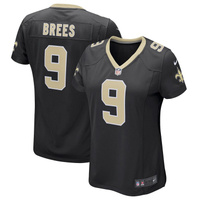 Женский черный джерси Nike Drew Brees New Orleans Saints Game Player Nike