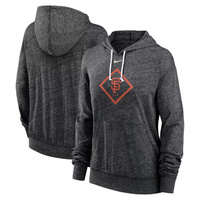 Женский черный винтажный пуловер с капюшоном Nike San Francisco Giants Diamond Icon Gym Nike