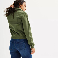 Женская усадочная куртка Sonoma Goods For Life Sonoma Goods For Life, темно-зеленый