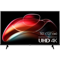 50" Телевизор Hisense 50A6K, DLED, 4K Ultra HD, черный, СМАРТ ТВ, Vidaa