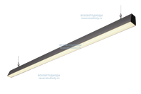 Модульный линейный светильник Кристалл 56 Вт 6150 Лм 4000-4500 K Прозрачный IP44 класс 1