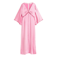 Платье H&M Satin, светло-розовый