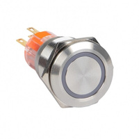 Кнопка плоская EKF PROxima S-Pro67 24 В IP67 без фиксации с оранжевой подсветкой (s-pro67-132)