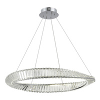 Светильник подвесной STLuce Хром/Прозрачный LED 1x45W 4000K SL6204.111.01