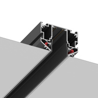 Шинопровод 220 под натяжной потолок STLuce Черный Длина 2000 мм ST040.429.00