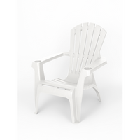 Кресло пластиковое Майами арт. М-GS01 (белое) Элластик-Пласт