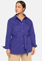 Джинсовая куртка Sheego, фиолетовый